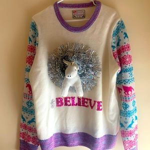 ❄️🦄 WINTER UNICORN FAIR ISLE SWEATER 🦄❄️